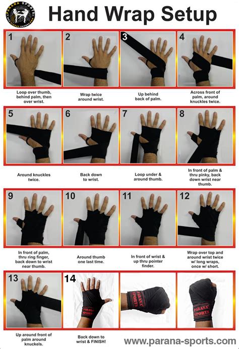 How to Wrap Boxing Wraps: Step By Step Directions 